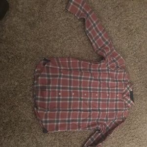Long sleeved plaid Express shirt